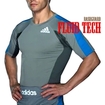 ADULT アダルト/ラッシュガード Rashguard/【直販SALE】adidas Fluid Tech 半袖ラッシュガード グレー/青 Gray/Blue