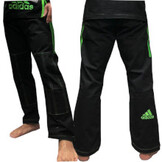 adidas 柔術衣パンツのみ [Contest 3.0] 黒ライムグリーン Black/Solar Lime  [ad-kpants-contest-30-19-bksolarlime]