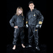 KIDS キッズ・ジュニア/プロテクター サポーター Protector/【NEW!!】adidas アディダス サウナスーツ [フード付きパーカー+パンツセットアップ] Sauna Suits 黒 Black