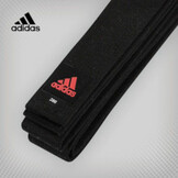 adidas 黒帯 (赤ロゴ) Budo Champion Model [ad-belt-budo-champion-bk-redlogo]