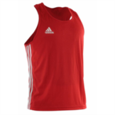 adidas アディダス ボクシング タンクトップ（ベスト） 赤/白 Red/White [ad-tanktop-boxing-vest-22-rdwh]