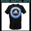 ADULT アダルト/adidas アディダス Tシャツ T-shirt [ADIDAS MMA Model] 黒 Black