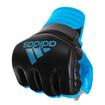 ADULT アダルト/adidas オープンフィンガーグローブ Training Grappling Gloves 黒青 BlackBlue