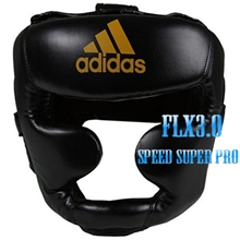 adidas アディダス FLX3.0 スピードスーパープロ ヘッドガード　黒ゴールド