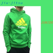 【特選】 adidas アディダス パーカー キッズ/ジュニア [jiu-jitsu model] ブラジリアングリーン