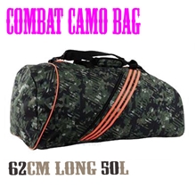 adidas Martial Arts [Combat Camo Bag] スポーツバッグ 迷彩/オレンジ 